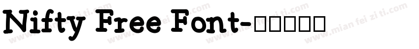 Nifty Free Font字体转换